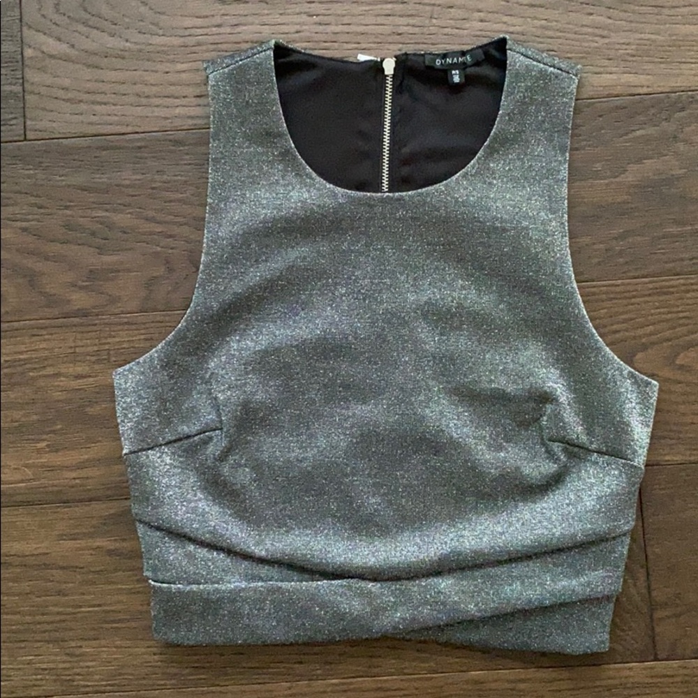 Sparkly crop top